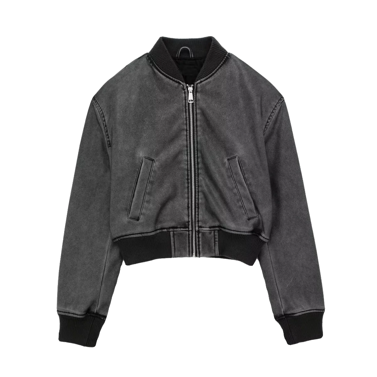 Chiusura con cerniera metallica Pilota in ecopelle Jaet Capispalla da donna alla moda autunno inverno Faion ort 638223