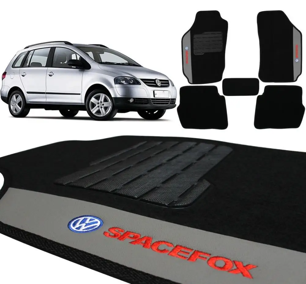 Carpet Mat Volkswagen Spacefox 2006 2013 Embroidery Pto 5