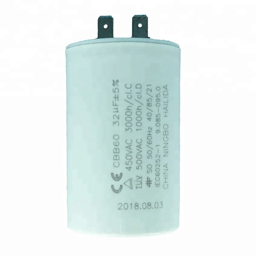 

32uf capacitor 450v cbb60 for water pump 450vac