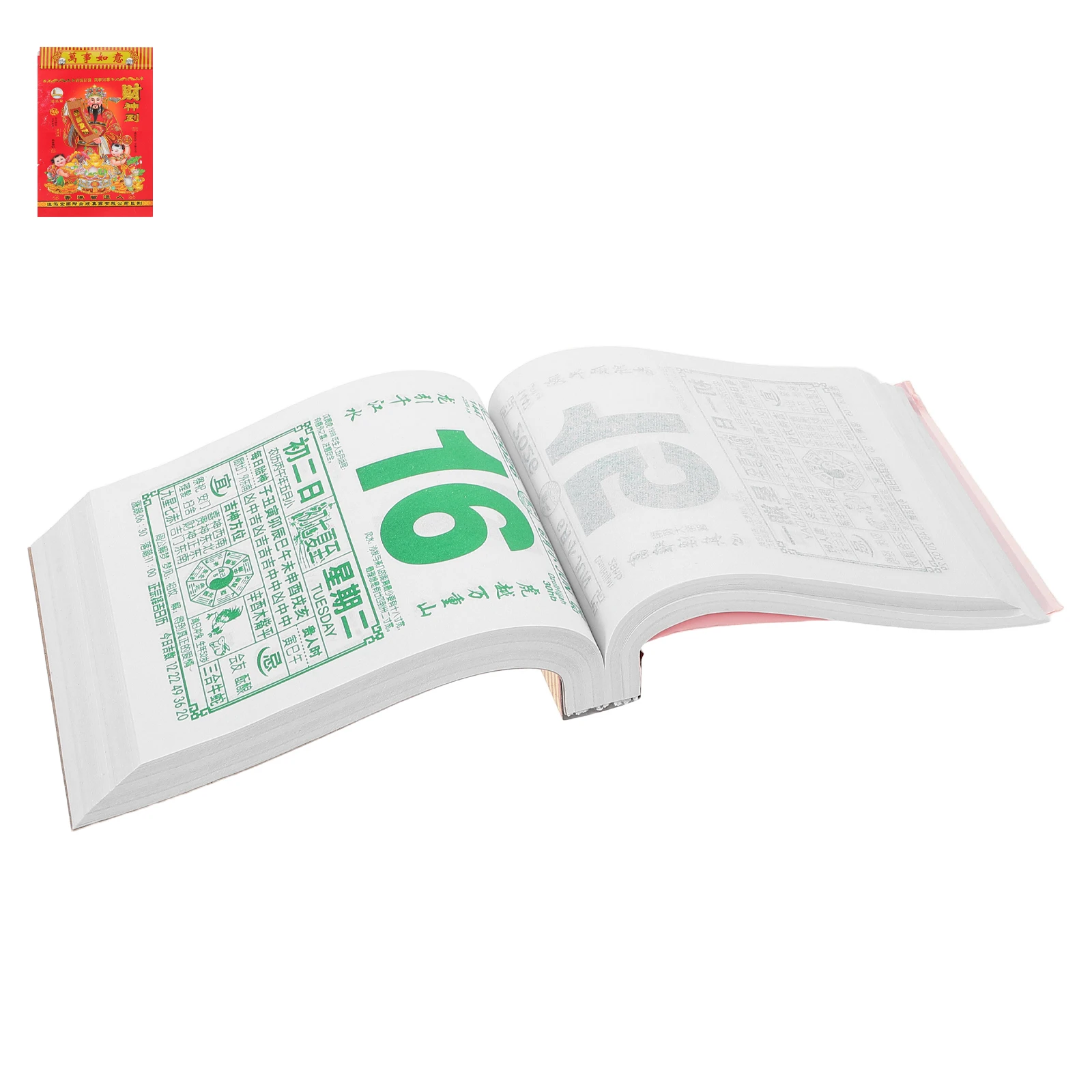 

2026 Chinese New Year Calendar Traditional Tearable Horse Year Hanging Planner Home Office Decor Lunar Information