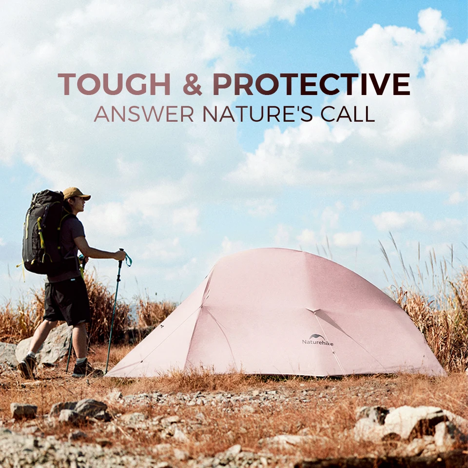 Naturehike New Cloud Up Base Camping Tent 1 2 3Person Lightweight
