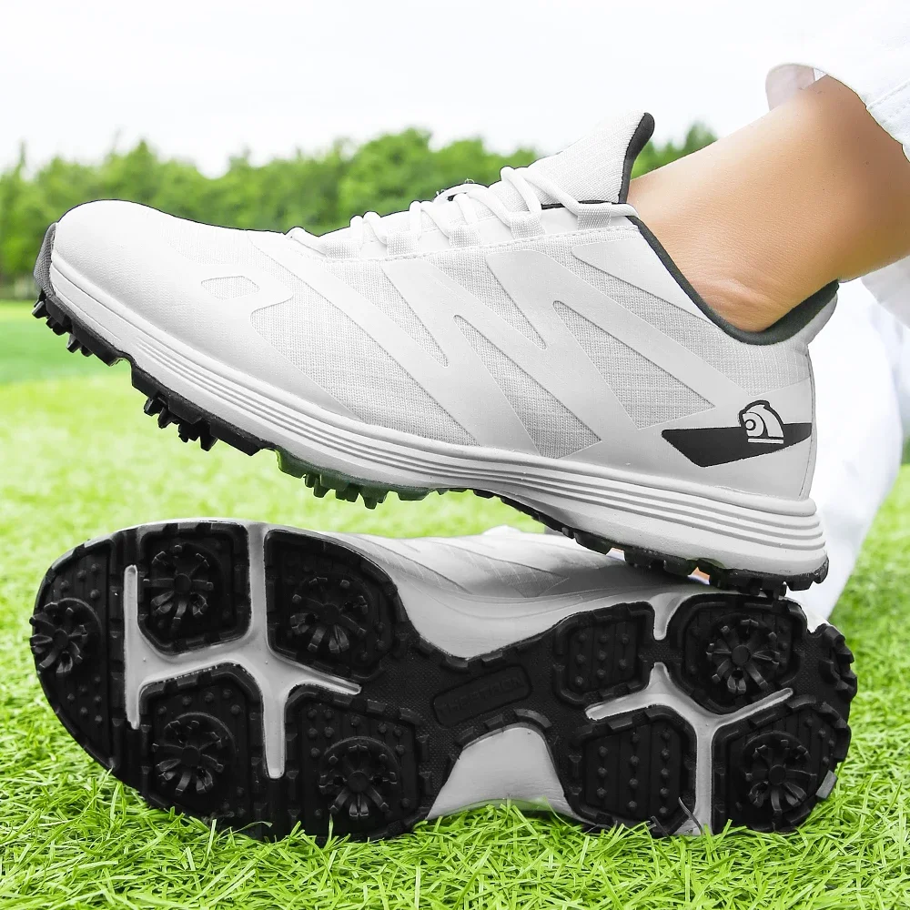 Novos sapatos de golfe homens spikes tênis de golfe para homens de pouco peso golfistas calçados