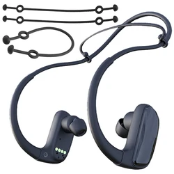 1-12PCS Adjustment Hanging Neck Headphone Rope Universal Bone Conduction Bluetooth Earphone Stretchable Straps Lanyard