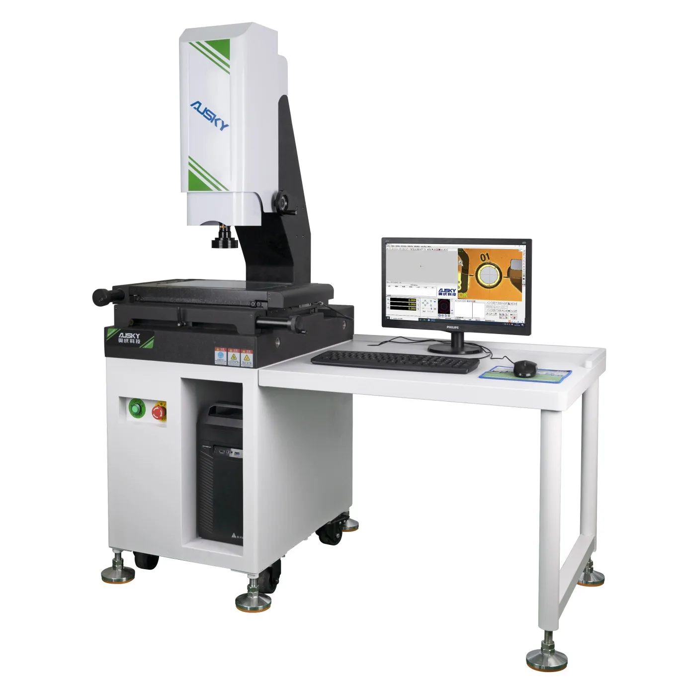 High-Accuracy Industrial Projector Microscope China's Quality Image and Dimension Measuring Machine for Optics Projects