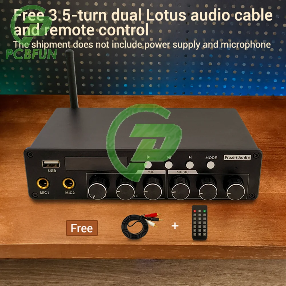 

ZK-A1200 Digital Audio Power Amplifier 2.0/5.0/5.1 Channels TPA3116D2 Bluetooth HiFi Home Theater KTV DC 12-24V