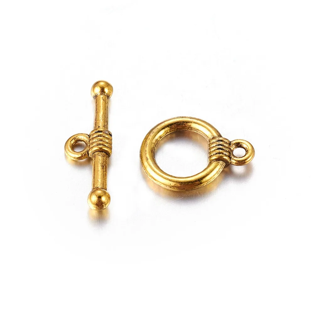20sets style Clasps Lead Free Cadmium Free Nickel Free Ring Antique Ring: 11mm wide 15mm long Bar: 2.5mm wide 20mm long hole:2mm