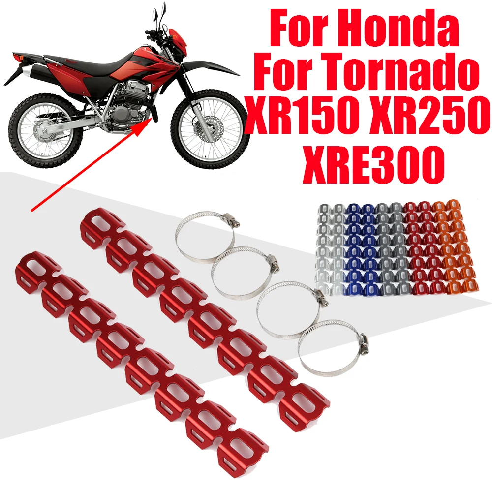 For Honda Tornado XR 250 150 XR250 XR150 XRE300 XRE 300 Accessories Exhaust Muffler Pipe Heat Shield Protection Cover Protector