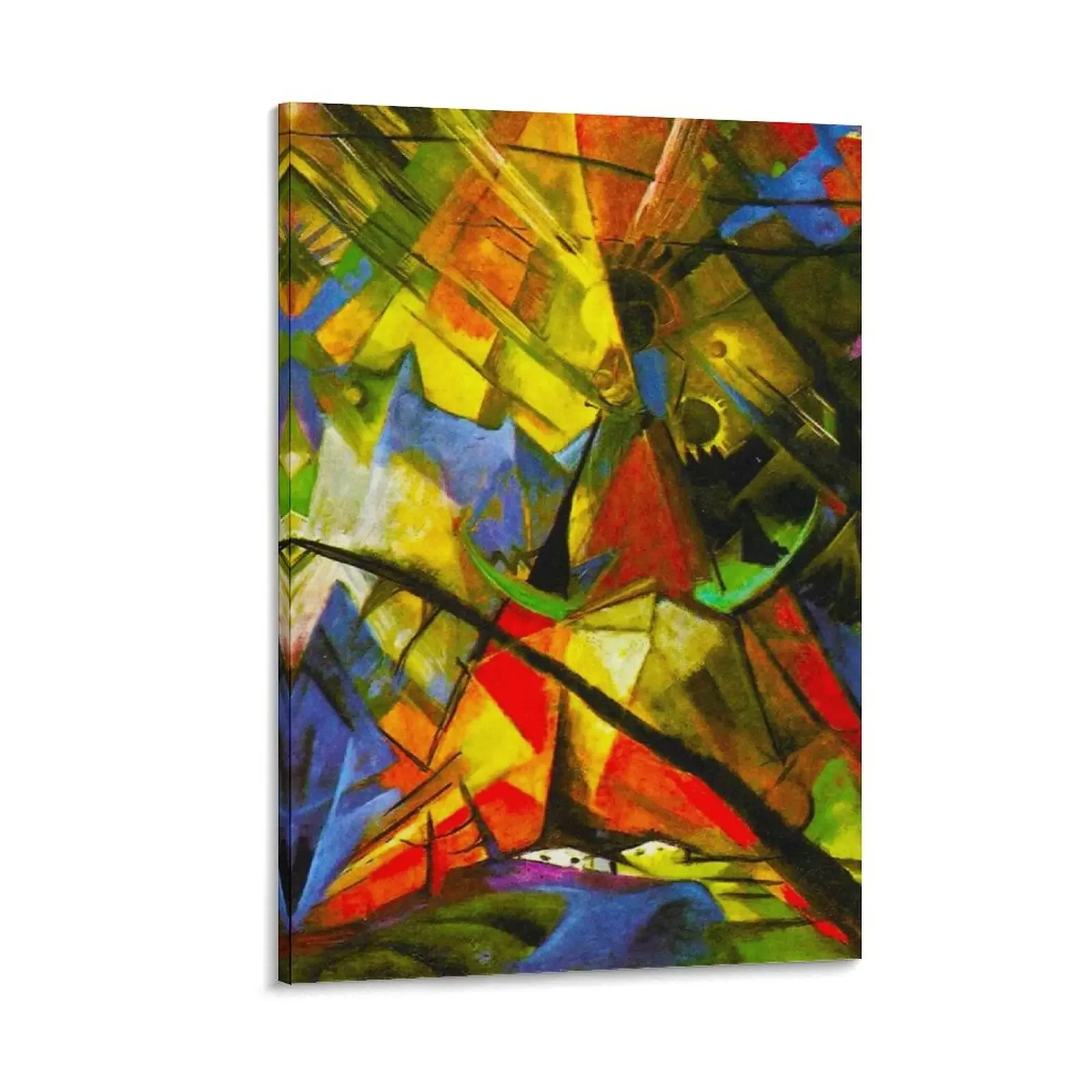 

FRANZ MARC HD - Tyrol 1914 Original Art Canvas Painting luxury home decor bedrooms decorations