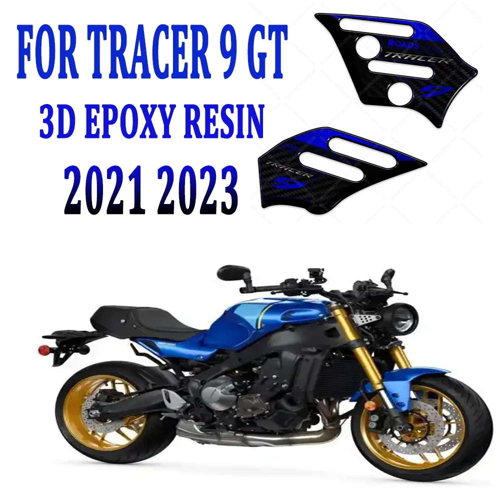 

Motorcycle Accessories Waterproof Protective Heel Pad Sticker 3D Epoxy Resin Protective Sticker For Tracer 9 GT + 2021 2023