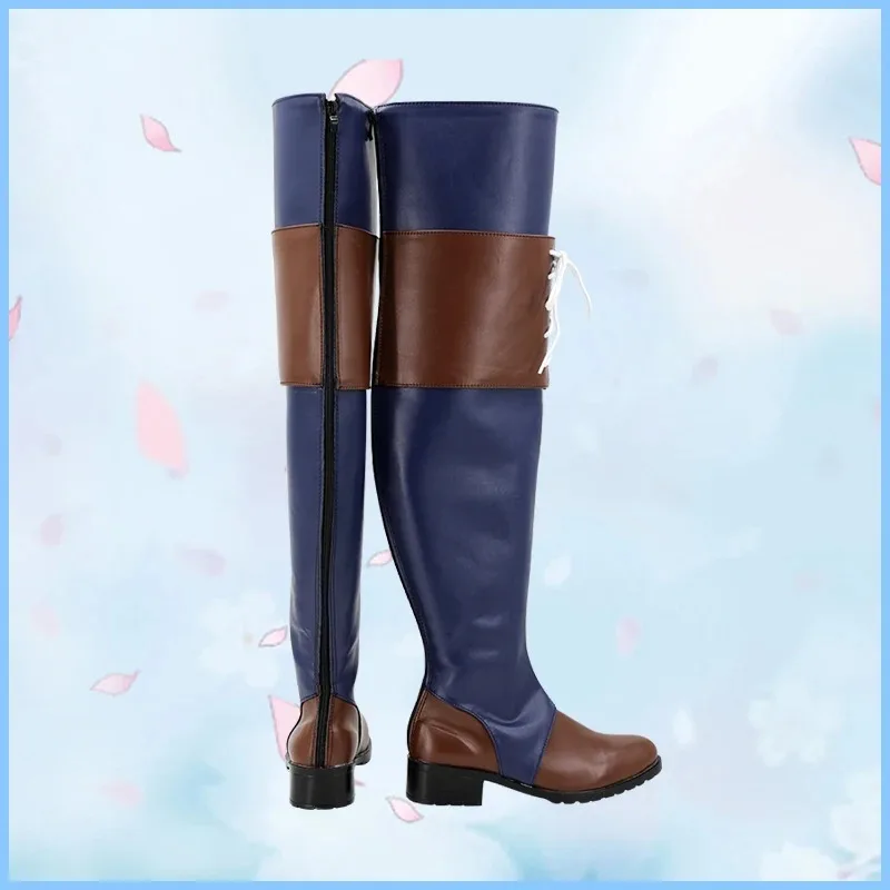 FF16 Jill Warrick zapatos de Cosplay zapatos de cuero PU botas de Carnaval de Halloween accesorios de Cosplay hechos a medida