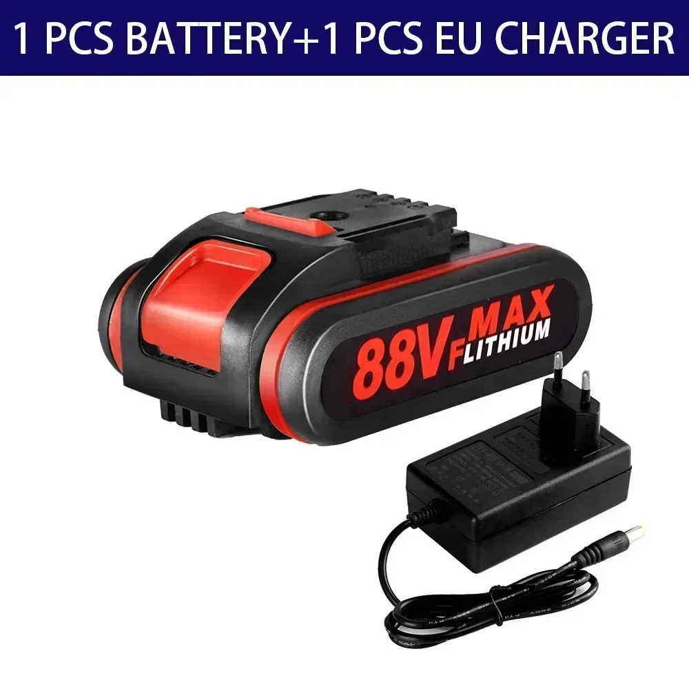 88VF Battery for Cordless Impact Drill Battery 18V 21V Power Rechargeable Lithium Ion Battery Electric Saw Wrench Power Tool