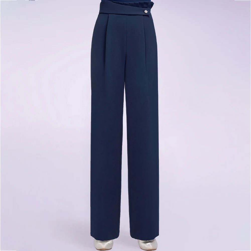 ラテンパンツ ブラック リハーサルダンスパンツ エレガント ダークブルー サンバ練習服 ダンスストレートパンツ レディース ワインレッドパンツ