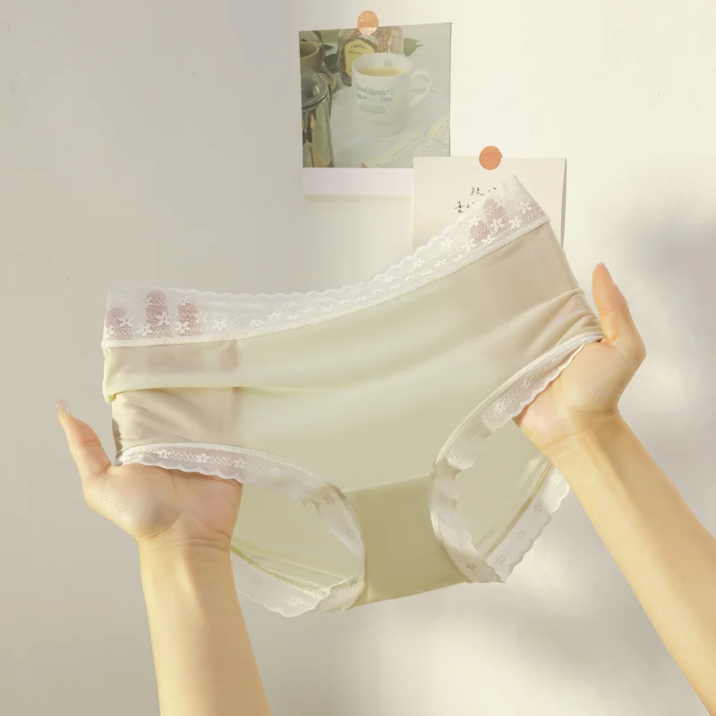 Fashion Female Panties Breathable Underwear Women Ultra Thin Sexy Underware Lingerie Briefs Woman Seamless Triangular Women's