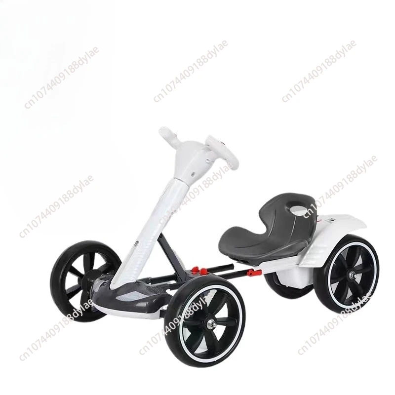 

Karting electric four wheeled cart, foldable and seatable, portable and lightweight, no installation required