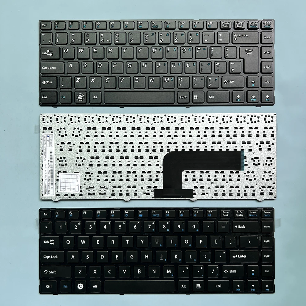 XIN US UK Keyboard For Pegatron Casper B14Y B34FD BGH B700 B730 B750 CX225 Laptop MP-11P53US-528 0KN0-A02US12 12E150301633M