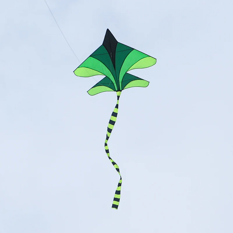 Paraíso pássaro 1.8m avião verde pipa com 100m alça linha caça pipa aeronave brinquedo ao ar livre esporte ao ar livre presente para crianças