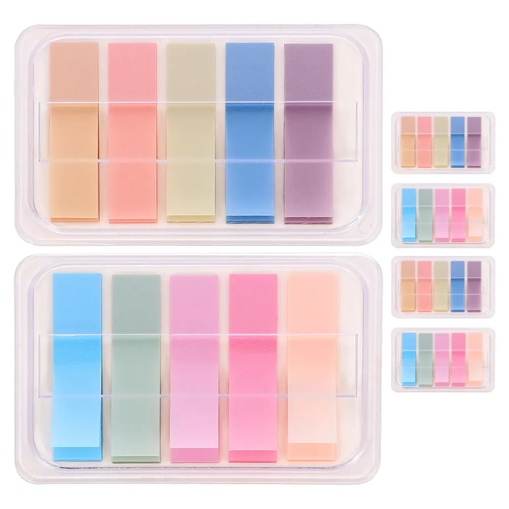 

Colorful Sticky Book Annotation Flags For Notebooks Page Markers Reusable File Organization Office School Supplies Cute