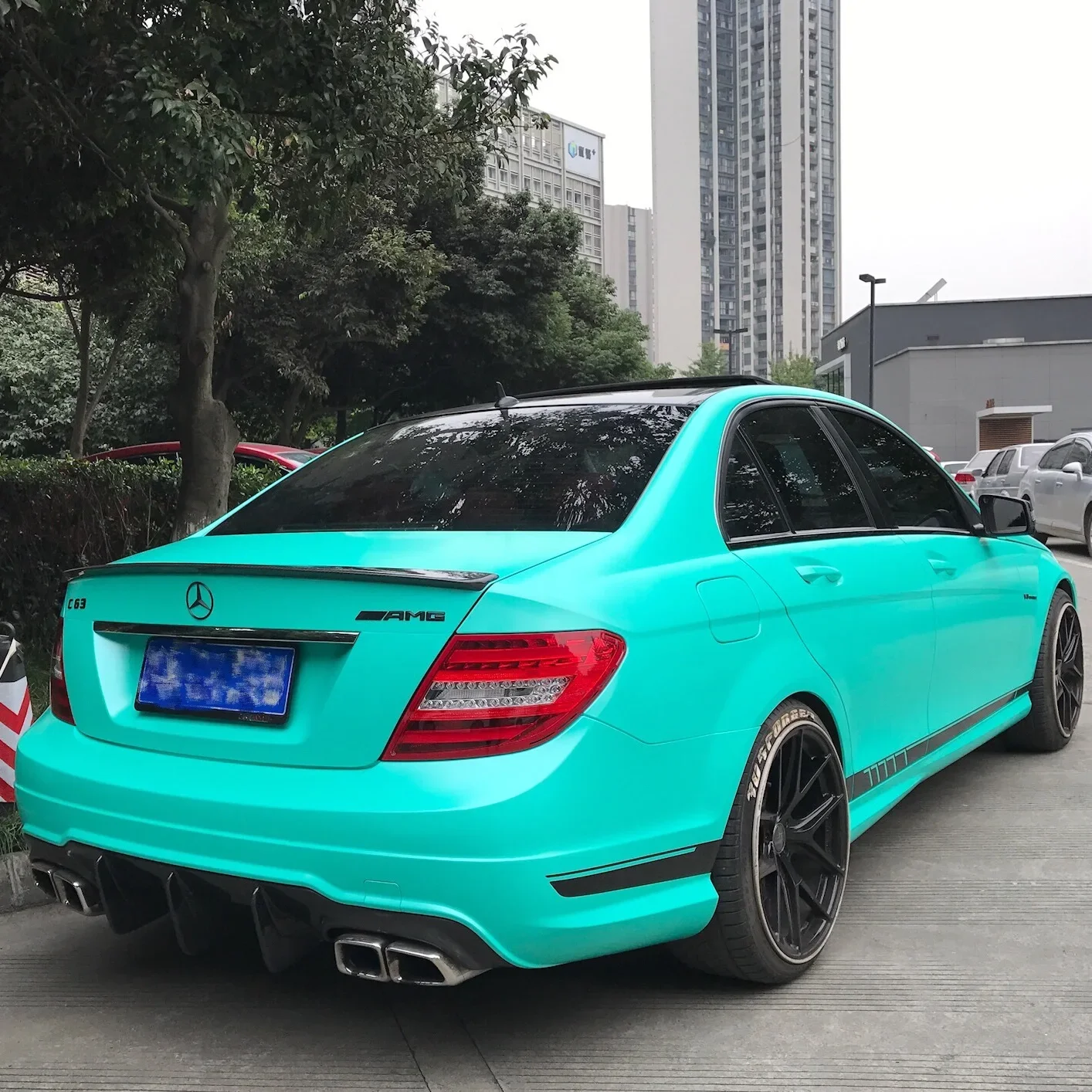 2pcs 50*150cm Electro-optic metal Lake Green Car Body Film Matte Beautiful Luxury Car Vinyl Wrap Styling Sticker for Bike Laptop