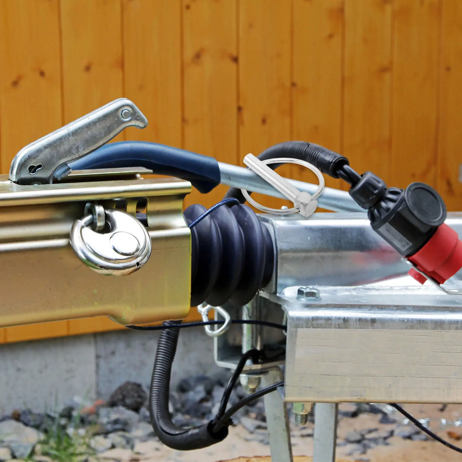 

Оцинкованный железный стопорный штифт с кольцом, усиленный, для прицепов, для надежного крепления, фурнитура для соединения прицепов и автодомов