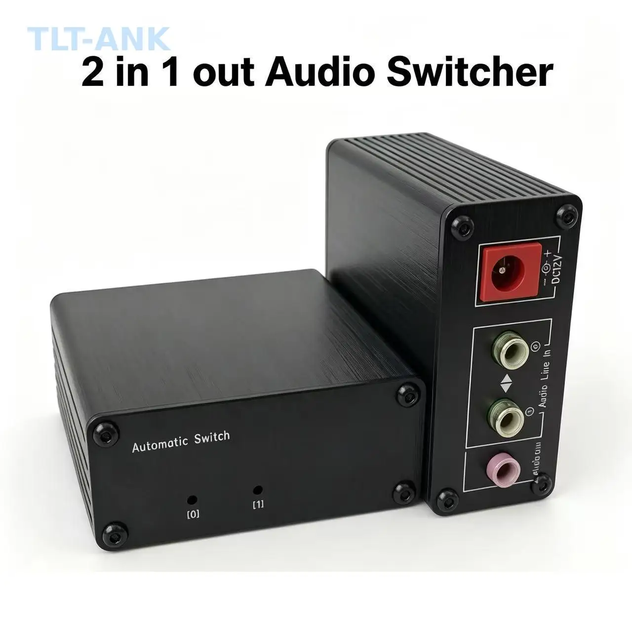 Multi Channel Audio 2 in 1 Out Auto Switcher Smart Switch with Signal Detection Lossless Audio