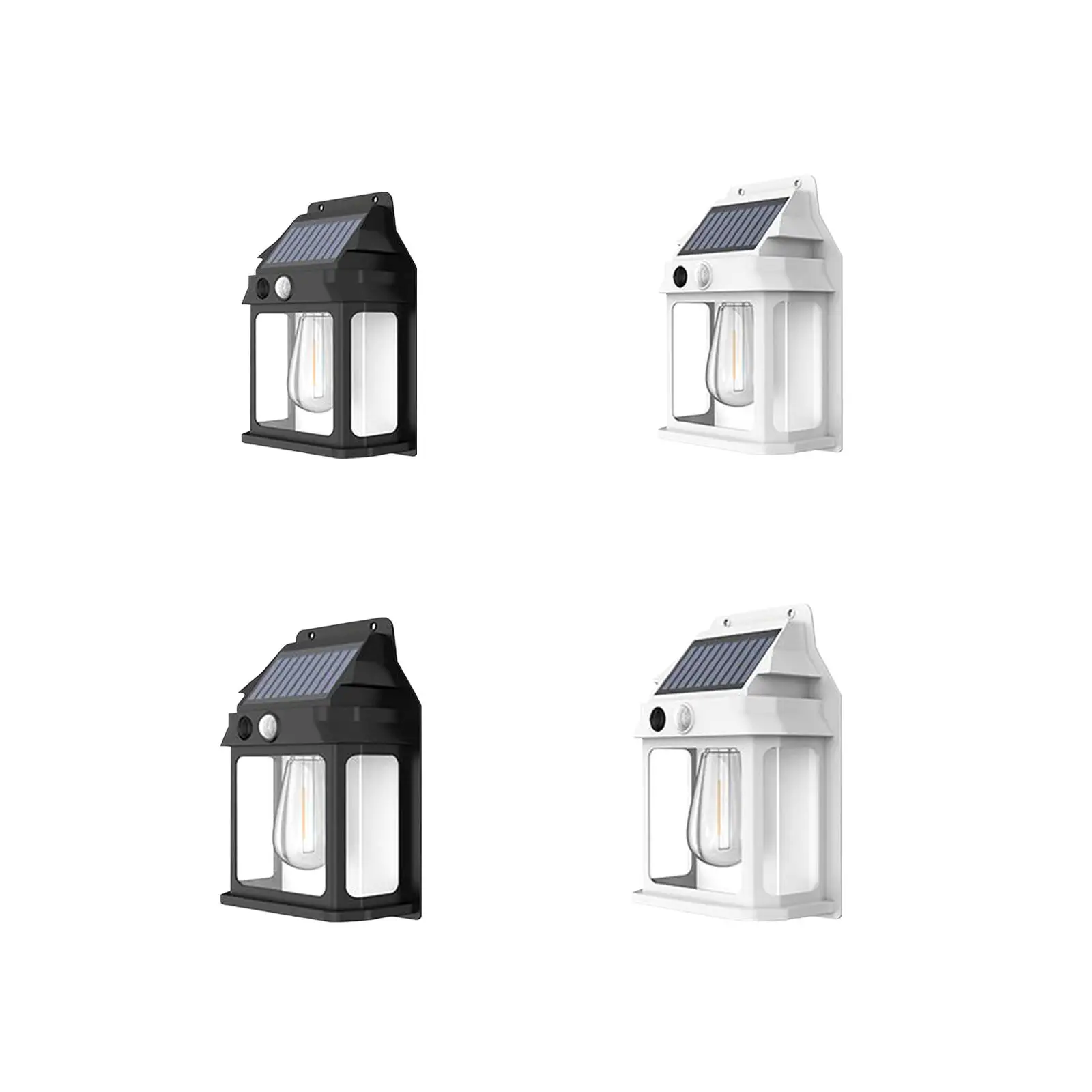 Solar Wall Light LED Supplies Decor Vintage Design with 3 Modes Solar Wall Lantern for Garden Patio Landscape Front Porch Yard