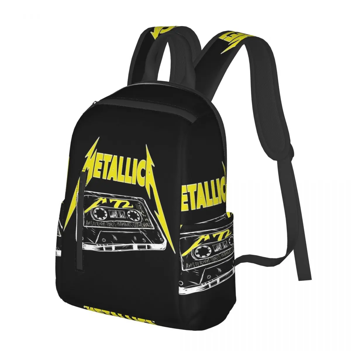 

Metallicas M72 Word Tour Студенческий рюкзак Школьная сумка Походный дорожный рюкзак для мальчиков и девочек Модная сумка для книг Сумки на плечо