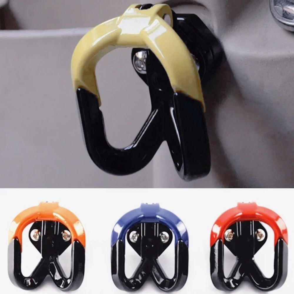 

ZZ-2Pcs Aluminum Alloy Motorcycle Luggage Hook Helmet Hook Bracket Cargo Bag Hook Tool Motorcycle Accessories