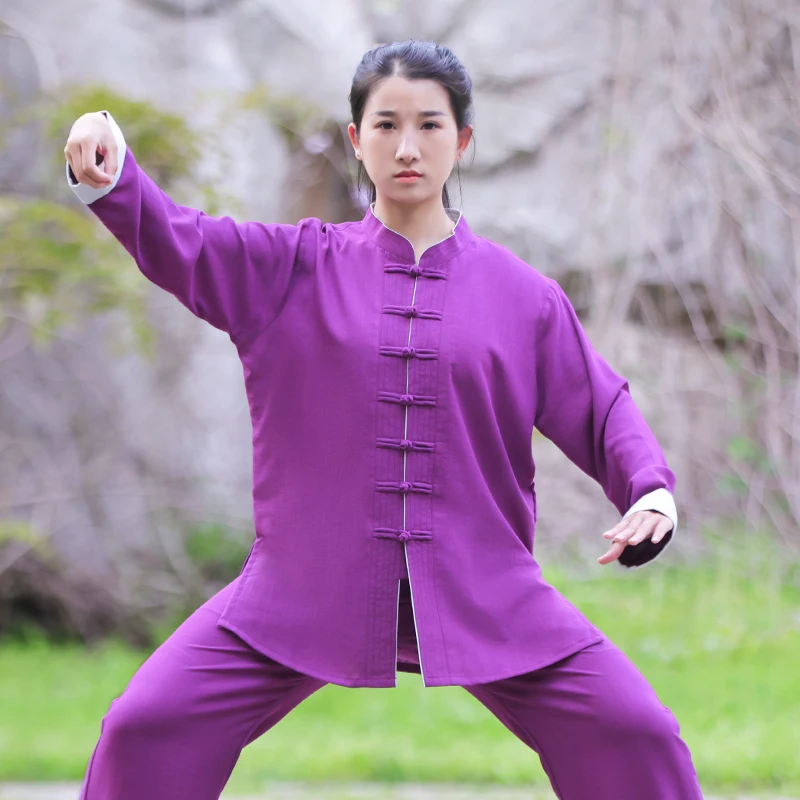 2025 Summer Tai Chi Suit, New Brocade Linen Short Sleeve Unisex Top, Breathable & Skin-Friendly for Baduanjin