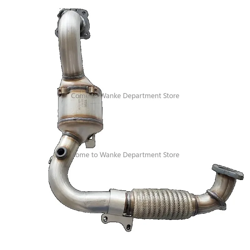 كفاءة المحرك الاحترافية للسيارة المعدنية ثلاثية الاتجاهات تناسب المباشر المحول الحفاز لـ Fo-rd Focus 1.0/Eco-Sport 1.0T