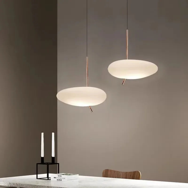 

Morden LED Pendant Light for Bedroom Living Room Dining Room Study Simple Touch Switch Glass Pebble Indoor Decorative Chandelier