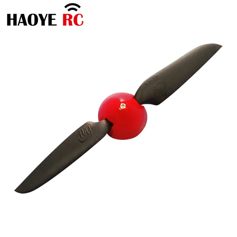 Haoye 2 Sets Folding Propeller 6x4 7.5x4 8x4.5 8x6 11x6 With Spinner Cover Motor Shaft2.3/3.0/3.17/4.0mm RC Plane Glider Drones