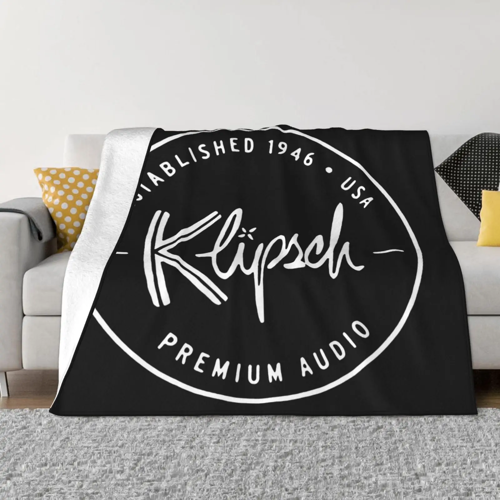 Динамик Klipsch, эксклюзивный винтажный подарок, тонкая гостиная, одеяло, уличное одеяло Динамик Klipsch, эксклюзивный винтажный подарок, тонкая гостиная, одеяло, уличное одеяло