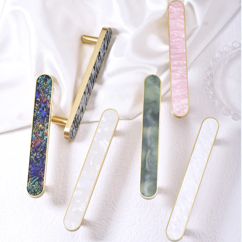 

Creative Colorful Cabinet Door Handles Brass Children's Room Drawer Handles Colorful New Chinese Style Cabinets Wardrobe Handles