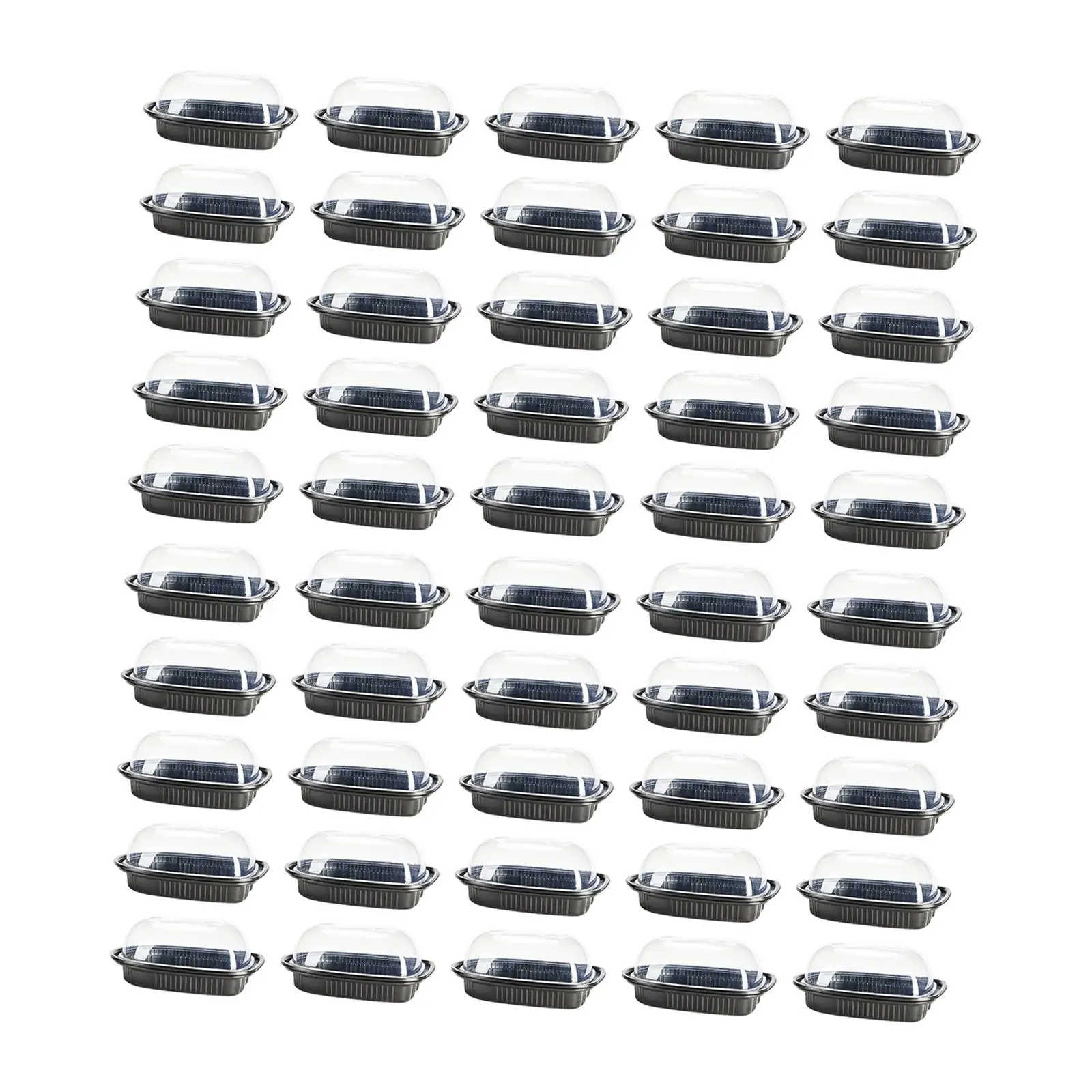 Meal Prep Containers Plastic Roaster Carrier Freezer Safe Take Out Food Boxes for Kitchen Restaurant Events