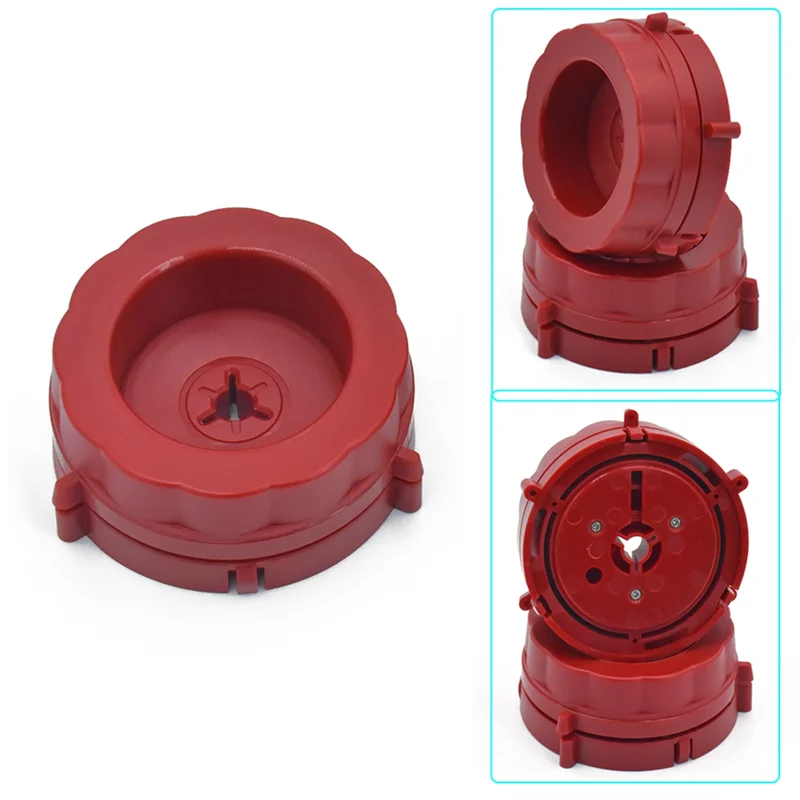 ABSL-For Tascam NAB Hub Adapter Compatible 1 Pair Opener Kits Plastic Base For Reel-To-Reel Tape Recorder Red