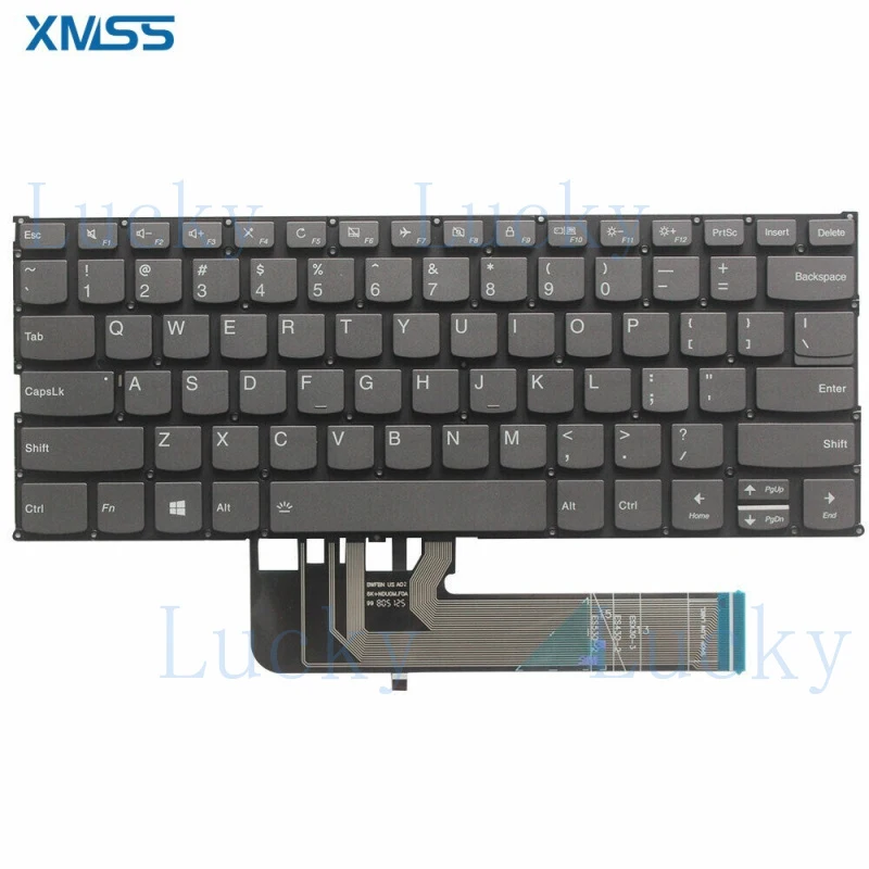 

f US English Keyboard+Backlit For Lenovo ThinkBook 13s-IWL 13s-IML 14s-IML 14s-IWL