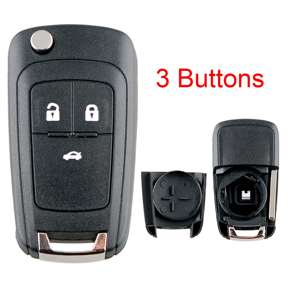 2/3 /4/5 Buttons Flip Folding Remote Cover Car Key Fob Case Shell  Fit for Chevrolet / Opel / Zafira / Vauxhall Astra Insignia