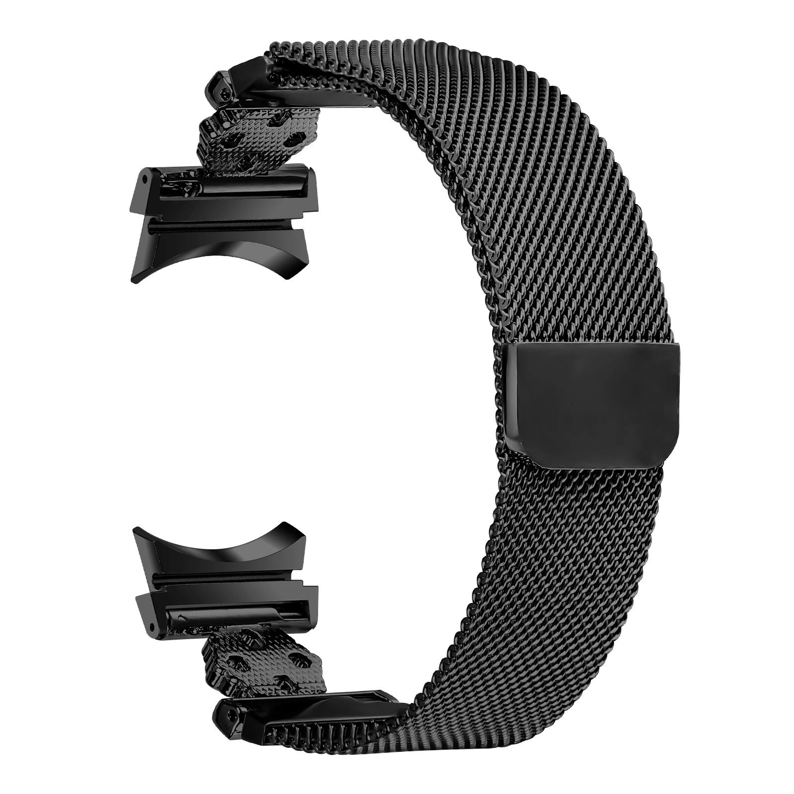 سوار ساعة معدني سريع الإصدار ، حزام ميلاني من الفولاذ المقاوم للصدأ ، سوار حزام ، ساعة سامسونج غالاكسي 7 6 5 4