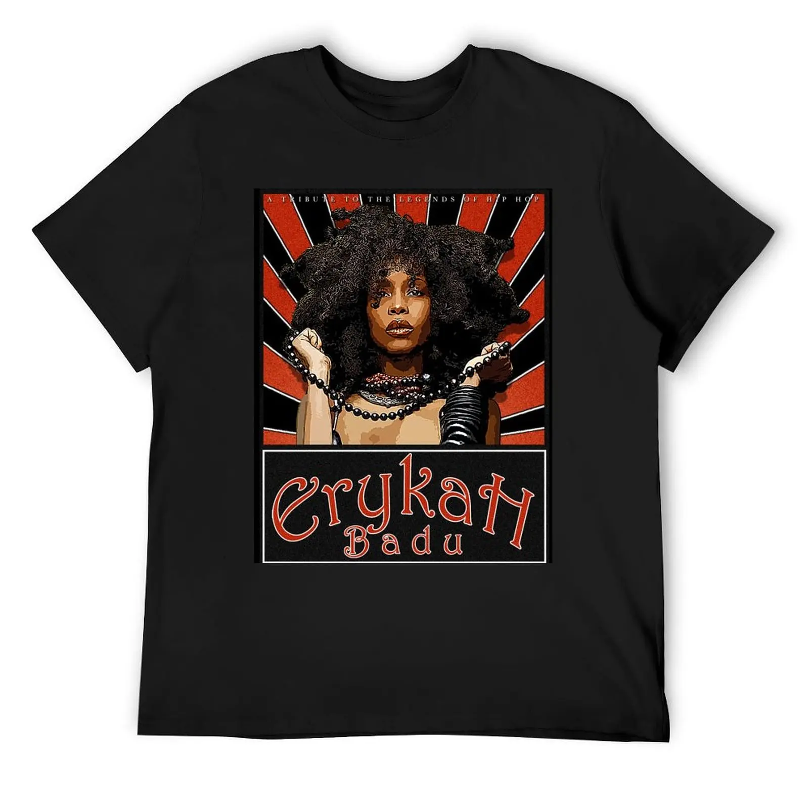 

Erykah Badu Hair D-3 T-Shirt anime shirt rapper graphic tees tees t shirts for men