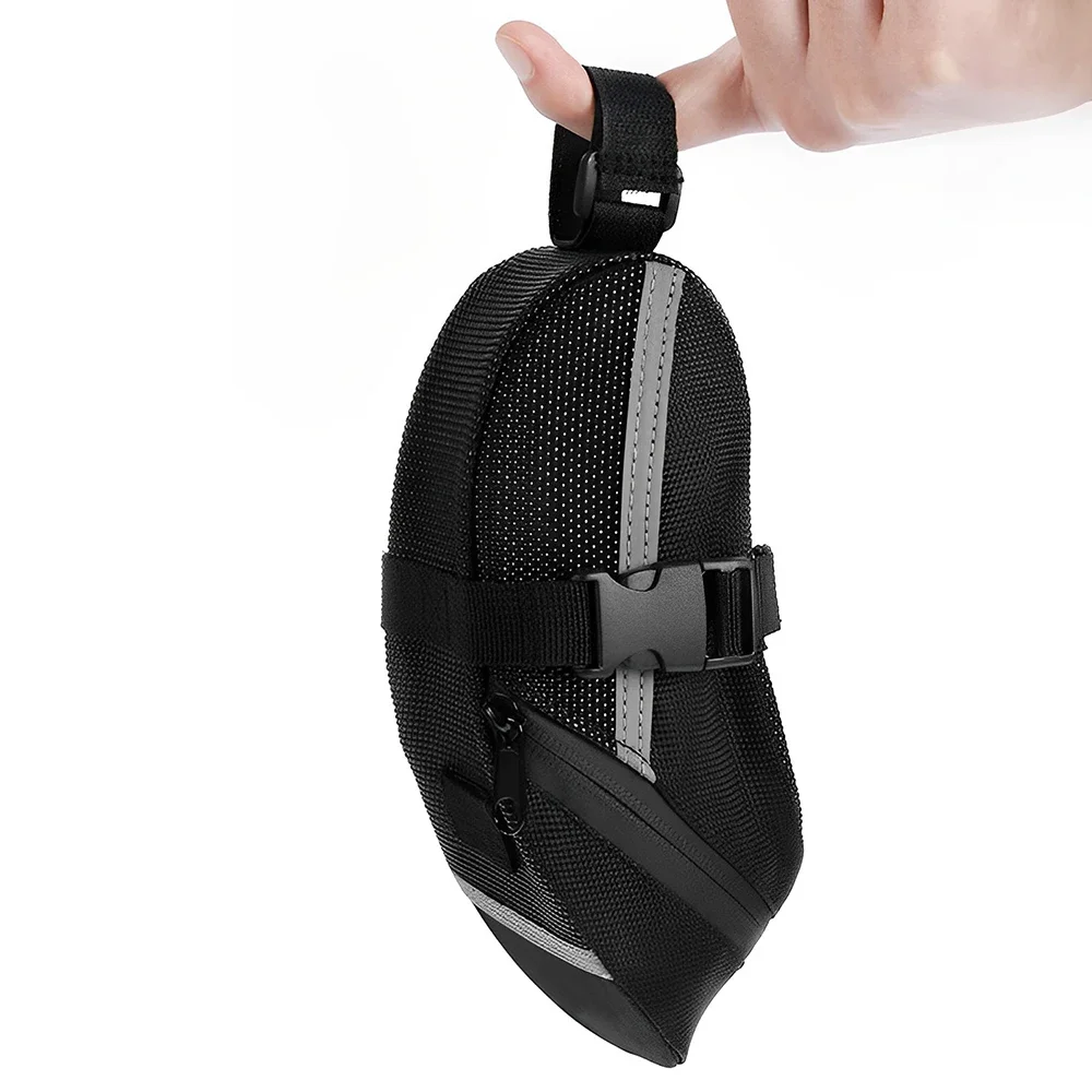 AliExpress NONE Bicycle seat tube bag, mountain bike, road bike, universal tail bag, riding equipment, large capacity, wear-resistant