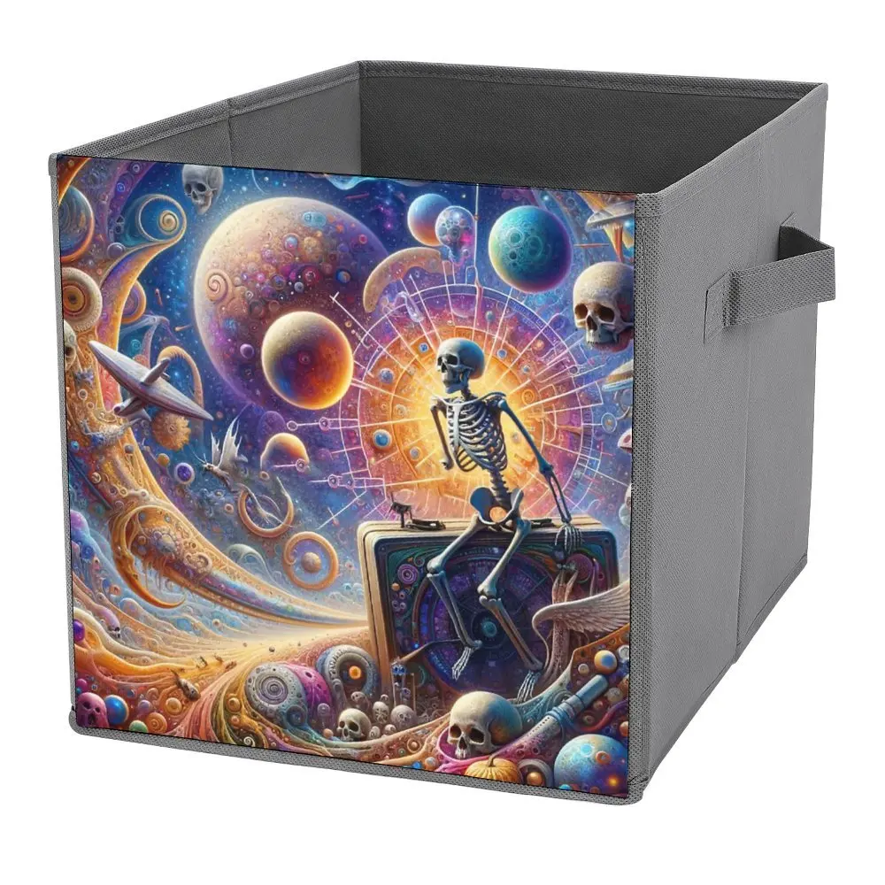 Voyager Of The Vortex Serenade To The Cosmos Folding Storage Box Storage Bins Large Capacity Funny Storage of Pet Toys Super Sof