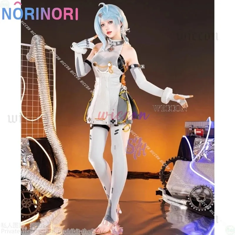 CyZZZ-Juego de Cosplay de semillas Zenless Zone Zero, disfraz Sexy Kawaii, mono Punk blanco, lencería Y2K, Jirai Kei, peludo para niñas, Halloween