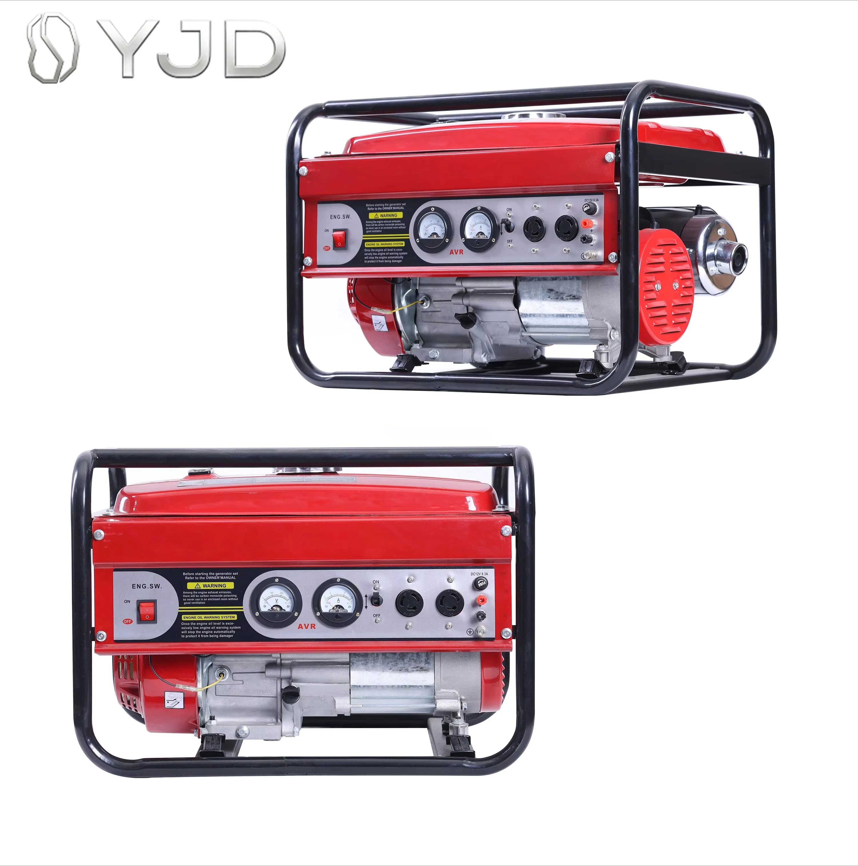 Portable Open Frame 600W 1KW 2KW 3KW 3.5KW 4KW 5KW 6KW 7KW 8KW 9KW 10KW 12KW 15KW 18KW Gas Petrol Gasolne Generator with Wheels