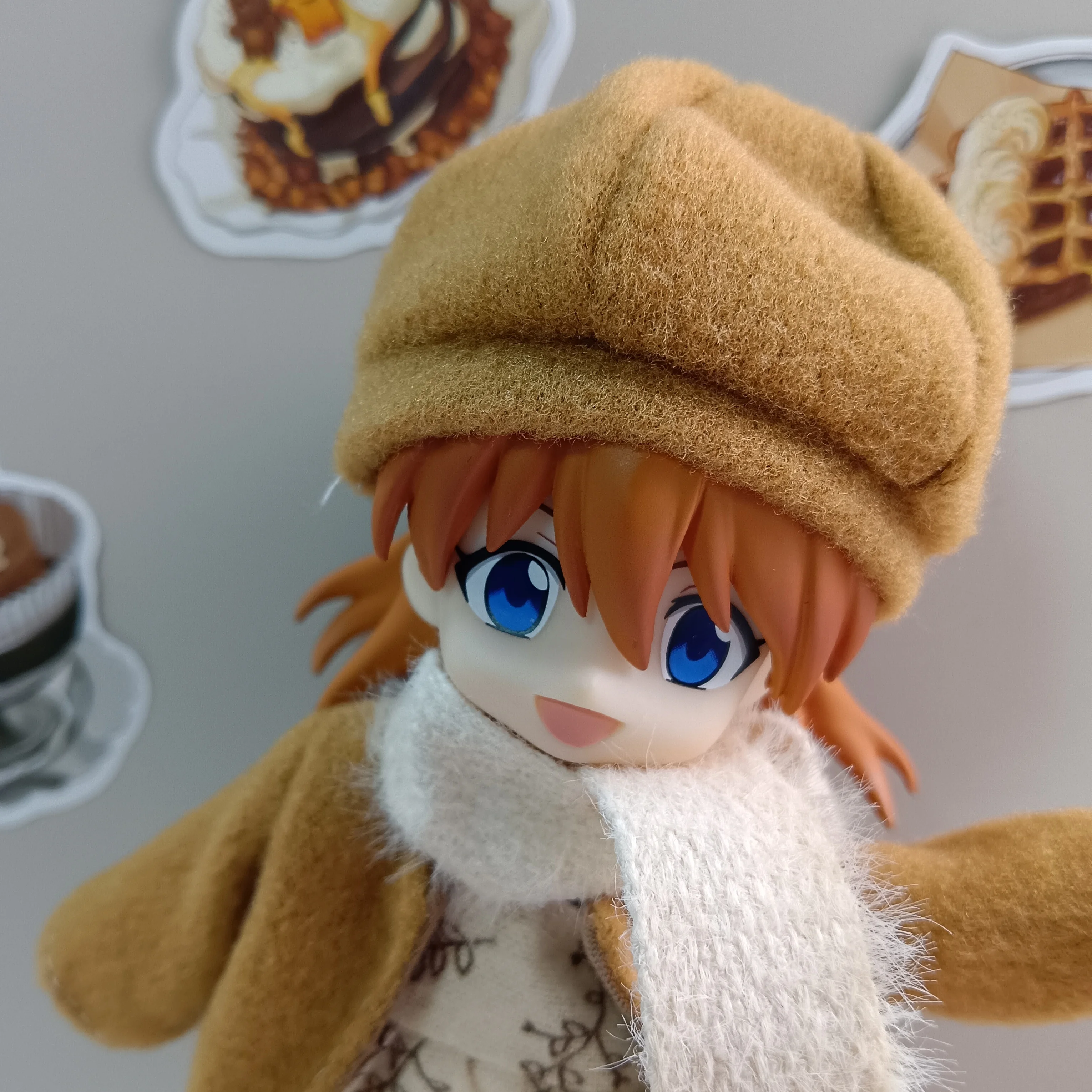

Ob11 1/12 EVA Anime Asuka NEON GENESIS EVANGELION BJD Model Doll Winter Clothing Commoner Action Figure Model Figurine 14cm