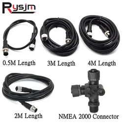 Convertidor multifunción NMEA 200, enchufes de Cables de cableado, enchufe NMEA200 para barco marino, accesorios de coche, 50CM, 300CM, 400CM, 2000 CM