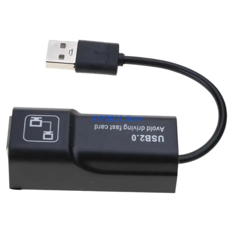 

F3KE USB 2.0 to 10/100Mbps Ethernet Networking Adapter Dongle USB Networking Adapter USB 2.0 Fast Ethernet Adapter USB Converter