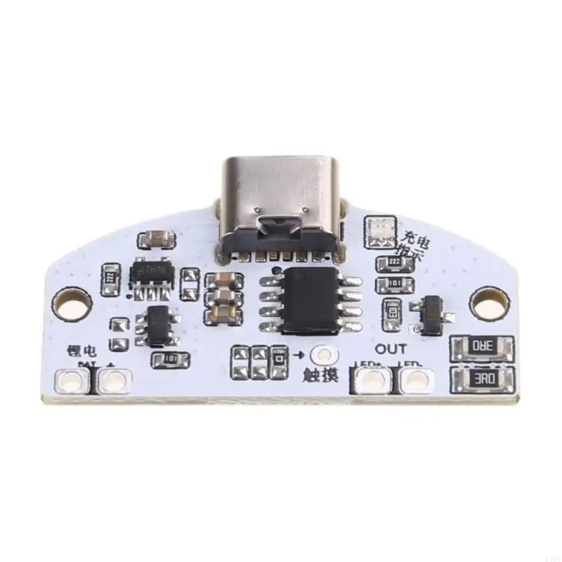 E1PF Type C Table Lamp Circuit Board USB Charging Dimmable LED Touch Control Module