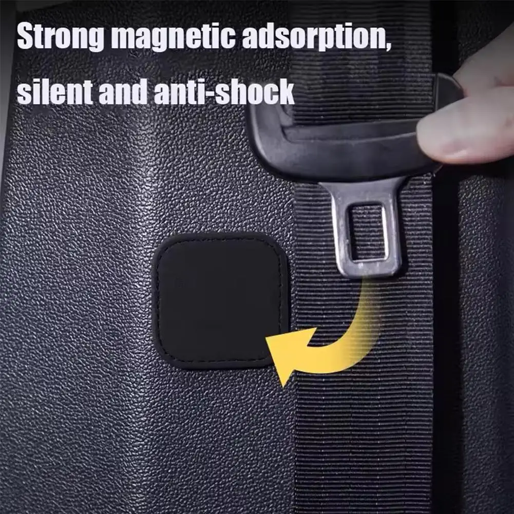 

1pc Magnetic Seat Belt Fixing Clip Suede Car Seat Belt Accessories Stopper Car Fixing Clips Interior Holder Seatbelt Y5K6