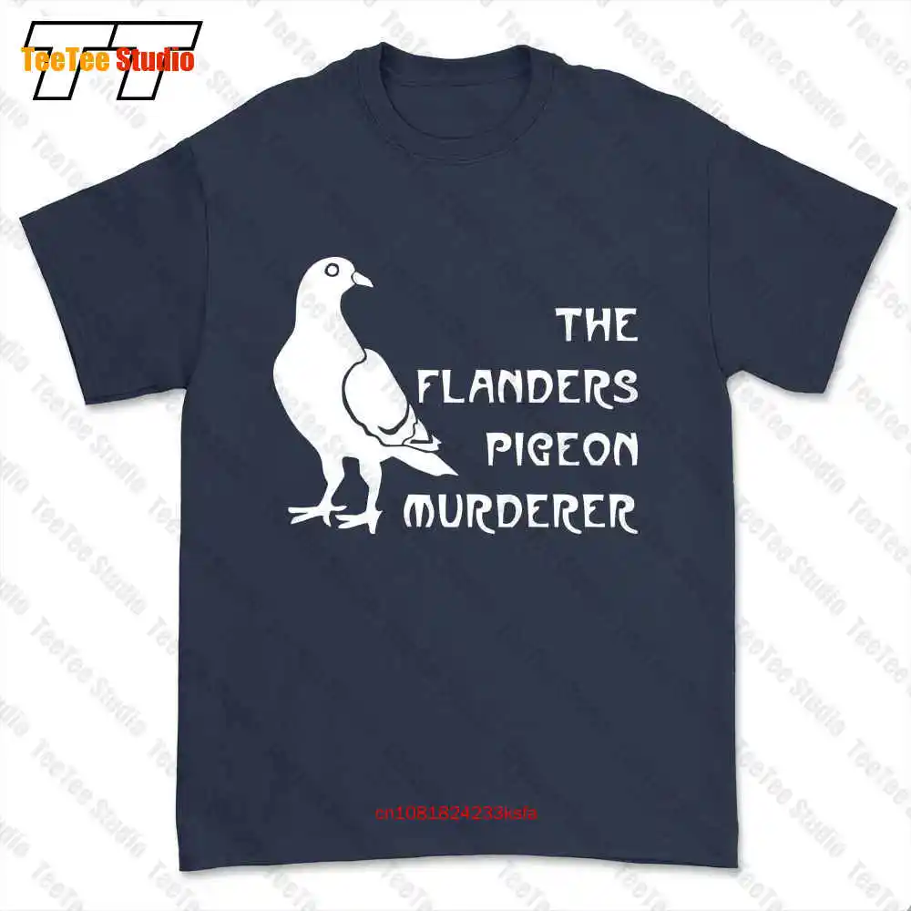 The Flanders Pigeon Murderer. Blackadder Speckled Jim T-shirt Tee BUA2