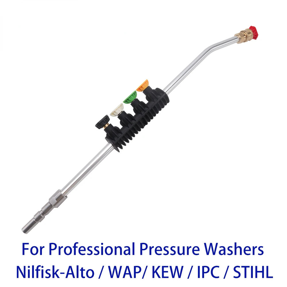 

Professional Pressure Washer Metal Jet Lance Wand Tips Nozzles Spray Lance for Nilfisk-Alto/ WAP/ KEW/ IPC Portotecnica/ STIHL